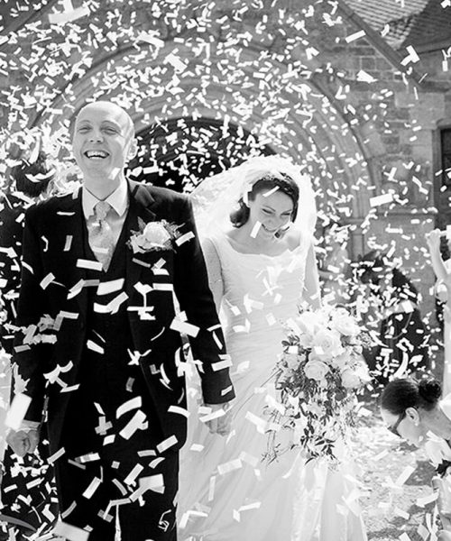 Konfettikanone-Hochzeit